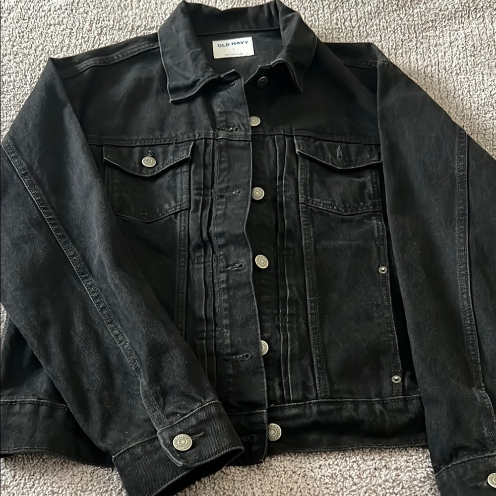 Old Navy Black Denim Jacket